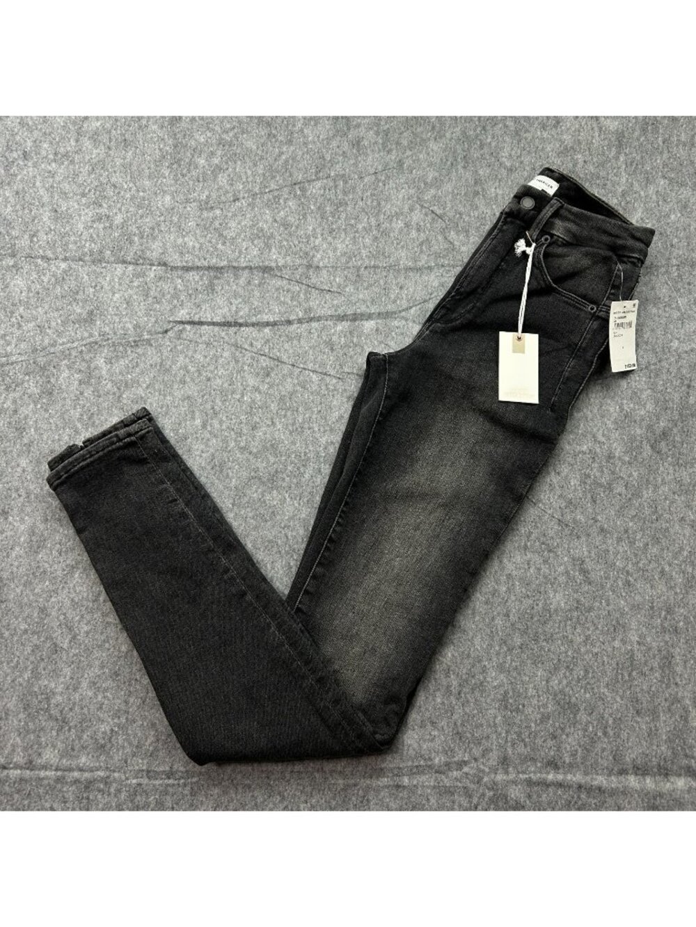 Good American Good Legs Skinny Jeans Women's Size 4 / 27 Black Wash Denim NWT